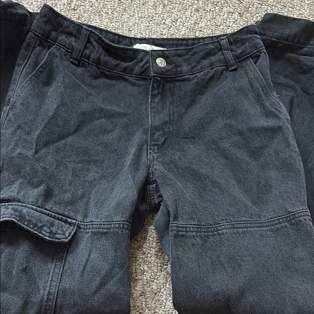 Forever 21 Charcoal Denim Pants